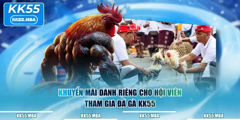 Khuyến mãi dành riêng cho hội viên tham gia đá gà KK55